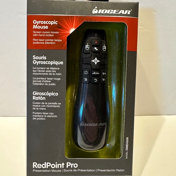 IOGEAR Gyroscopic Mouse. NEW Sealed